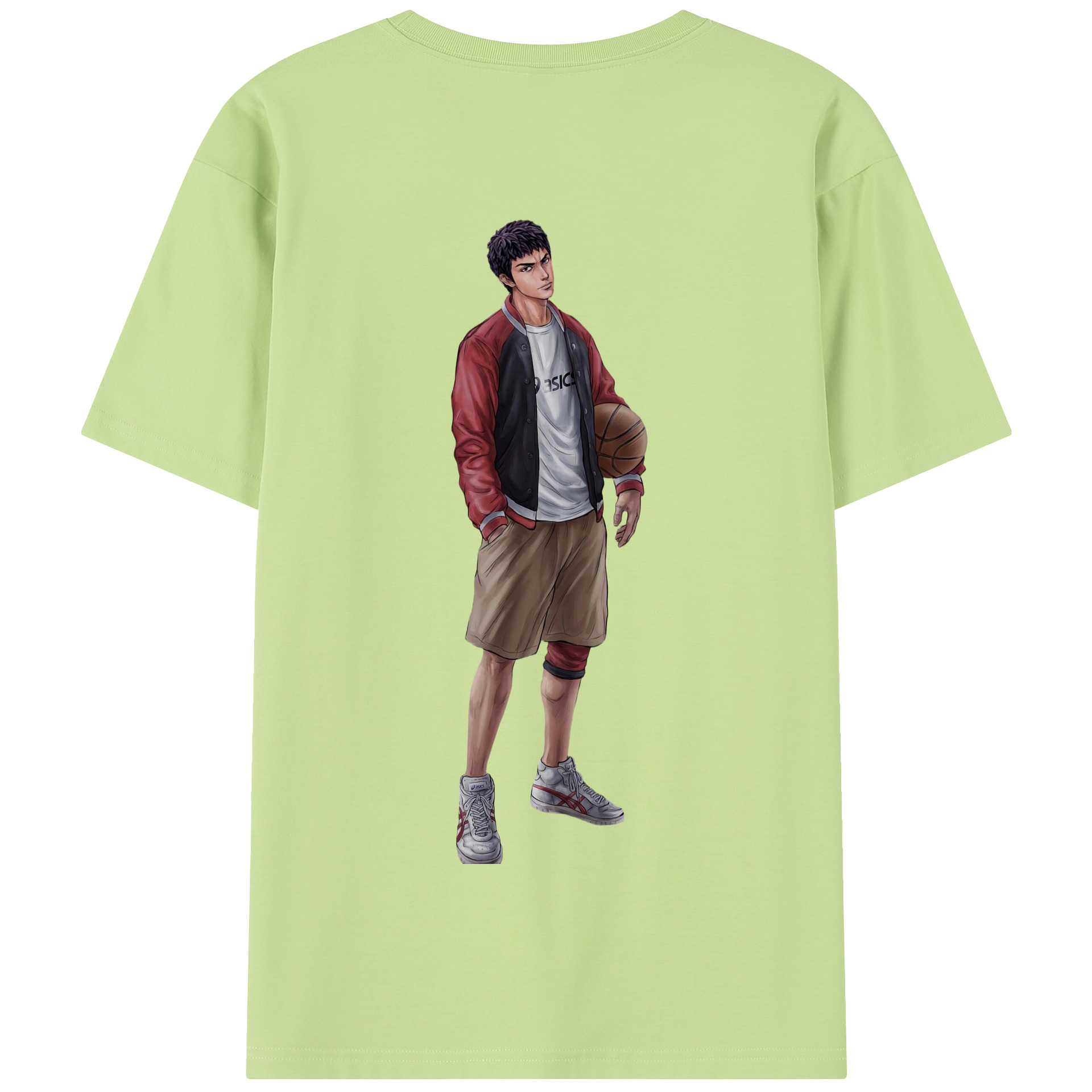 SLAM DUNK／スラムダンク 綿100％半袖Tシャツ（背面プリント）